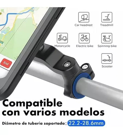 SOPORTE CELULAR MOTO Y BICI - UNIVERSAL