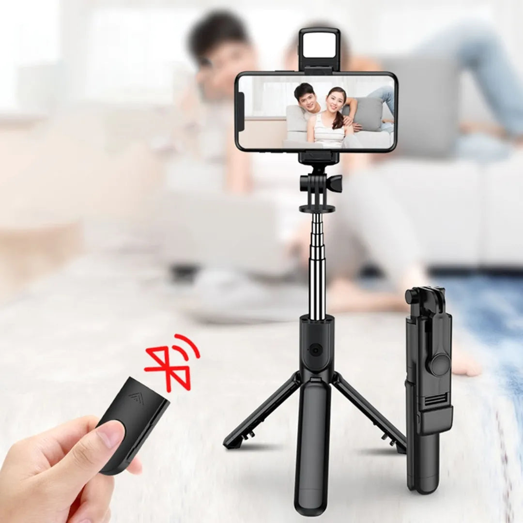 SELFIE STICK - TRÍPODE CON LED Y BLUETOOTH